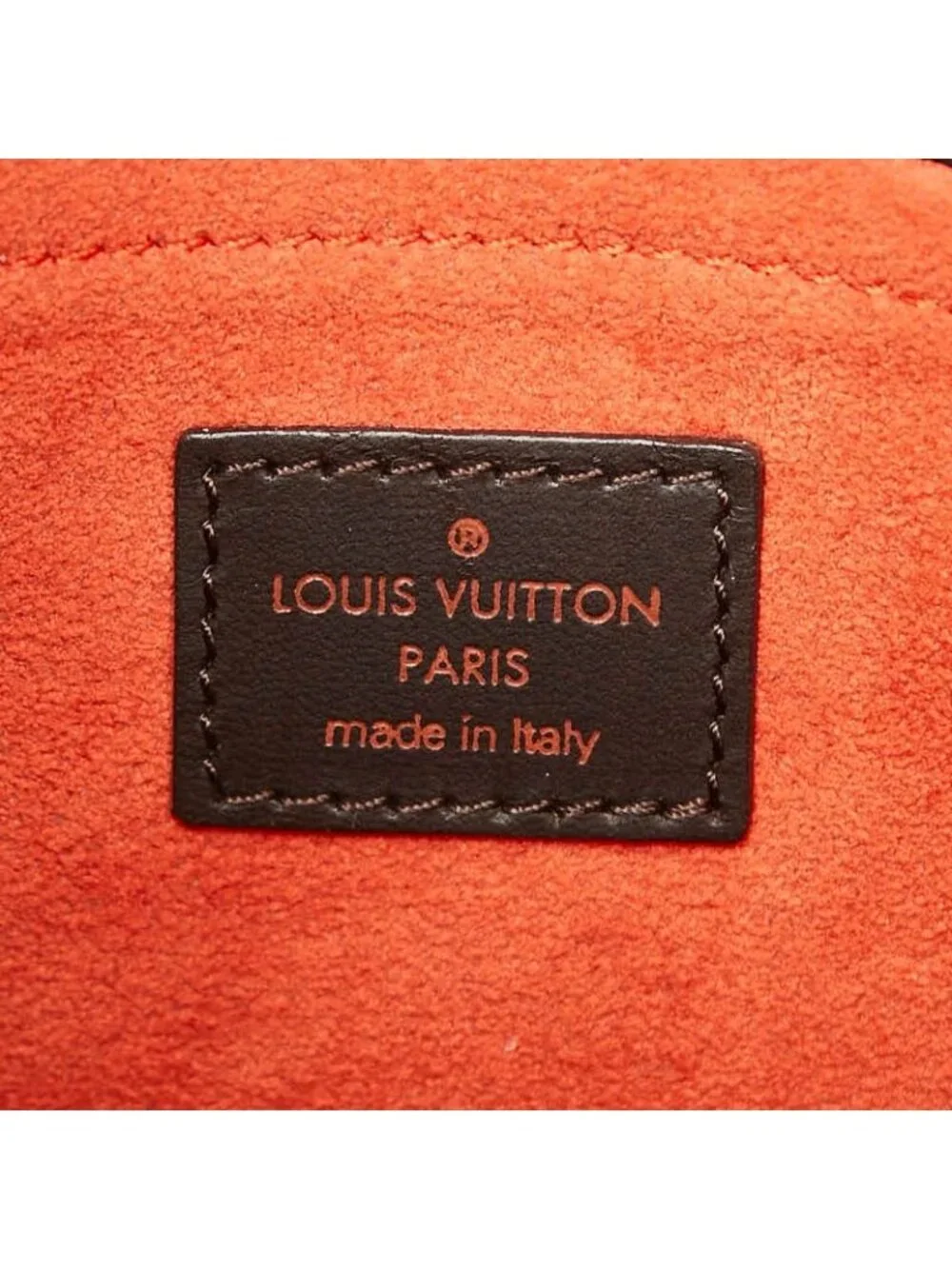 Louis Vuitton Damier Sauvage Lion Handbag Brown Beige Calf Hair Leather